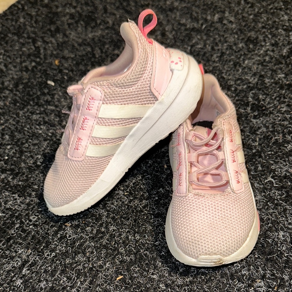 Adidas Pink and White Sneakers for Everyday Comfort